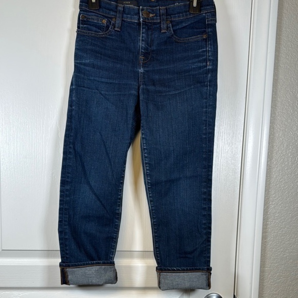 J Crew Vintage Crop Jeans Denim Blue Size 25 EUC #2547